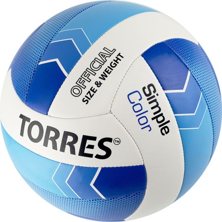 Купить Мяч волейбольный Torres Simple Color любительский р.5 в Волоколамске 